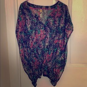 Mimi Chica Colorful Tunic Top 💋💁🏻‍♀️👚